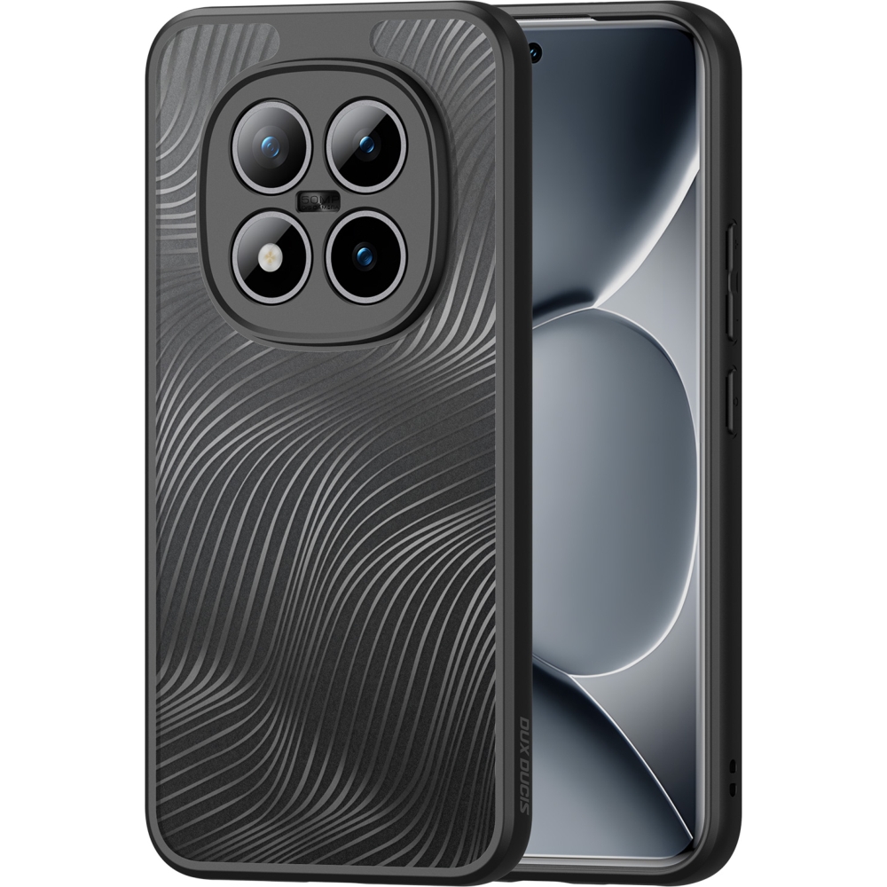 Etui ochronne Dux Ducis AIMO do Redmi Note 15 Pro Plus 5G, przezroczyste z czarną ramką